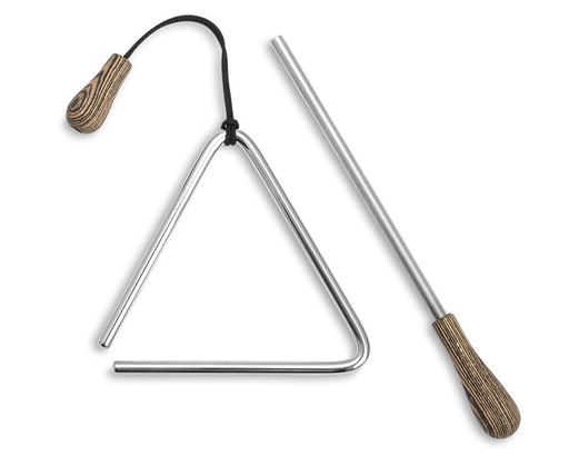 [ROH-618059] Triangle en acier - 15cm + Baguette