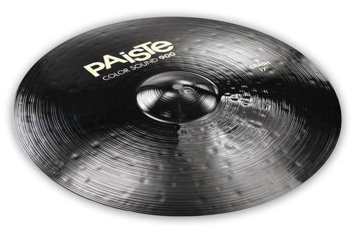 Cymbales Crash 900 Serie Color Sound Black - 17"
